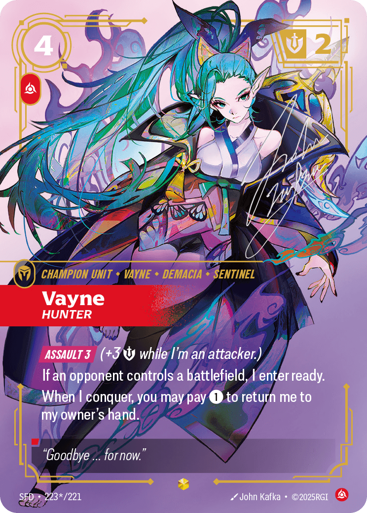 Vayne, Hunter